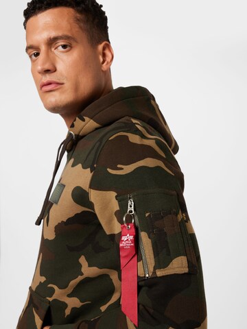 ALPHA INDUSTRIES Суичър в зелено