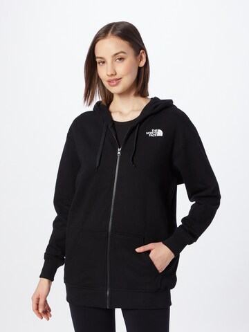 THE NORTH FACE Sweatjacke 'Open Gate' in Schwarz: predná strana