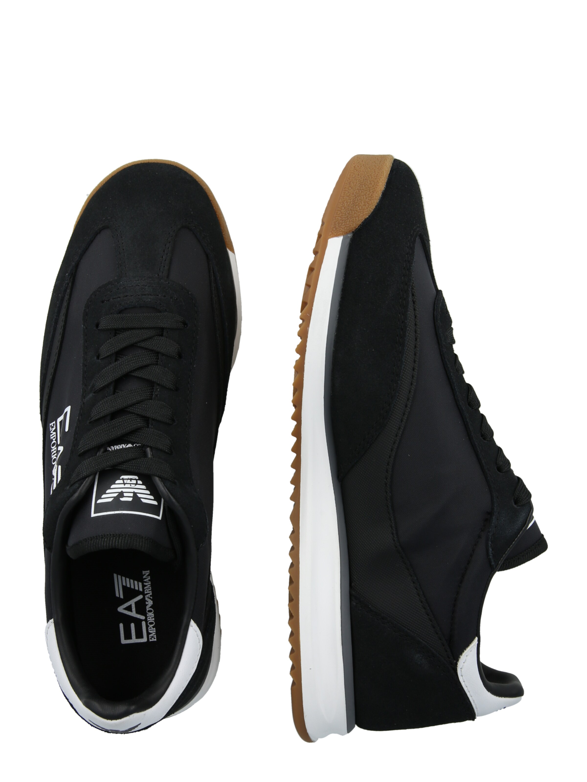 EA7 Emporio Armani Trampki niskie w kolorze czarny