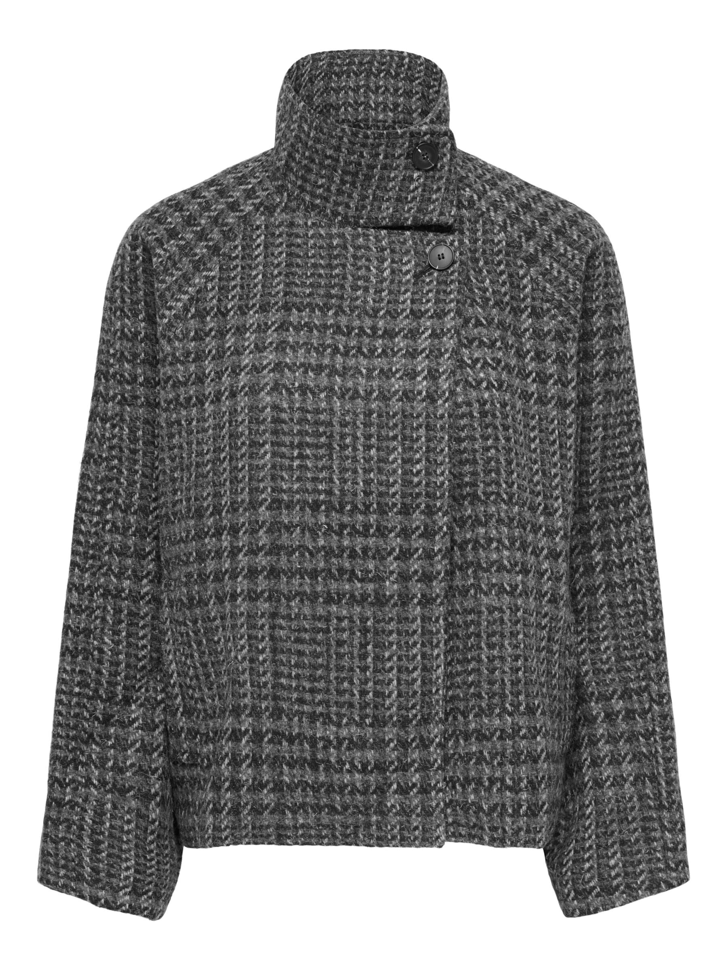 JDY Tussenjas 'ADELINE' in Grijs: voorkant