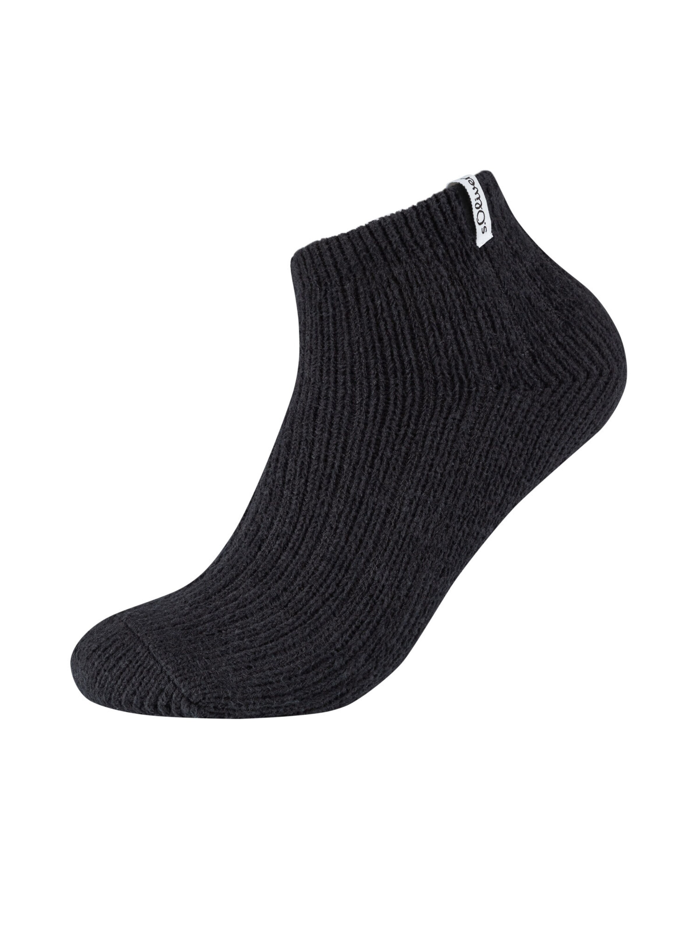 s.Oliver Ankle Socks in Black