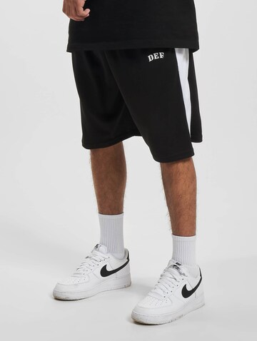 Loosefit Pantalon DEF en noir : devant