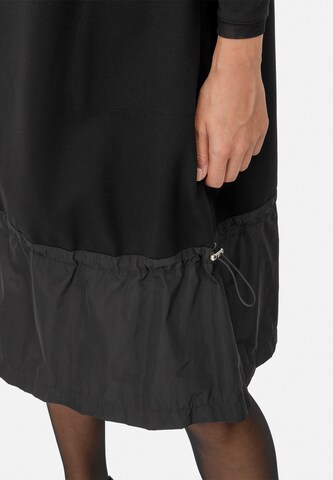 HELMIDGE Midikleid in Schwarz