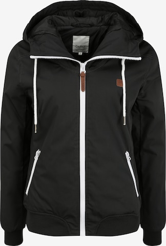 Oxmo Between-Season Jacket in Black: front