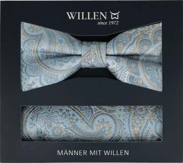 WILLEN Fliege 'Set Paisley' in Blau: Vorderseite