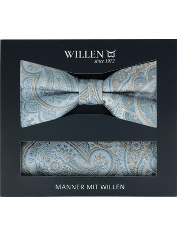 WILLEN Bow Tie 'Set Paisley' in Blue