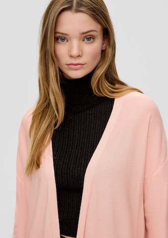 QS Knit Cardigan in Pink