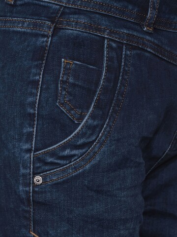 STREET ONE Slimfit Jeans in Blauw