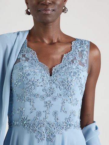 mascara Cocktail Dress in Blue