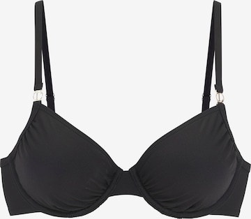 Top per bikini di LASCANA in nero: frontale
