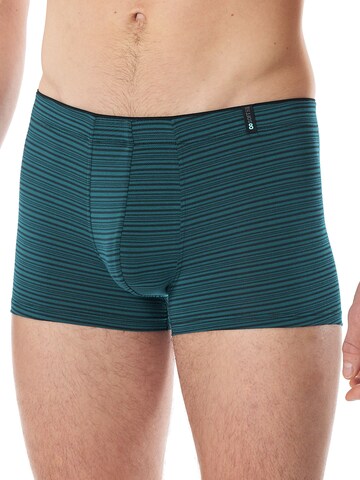 SCHIESSER Boxershorts ' Long Life Soft ' in Blauw: voorkant