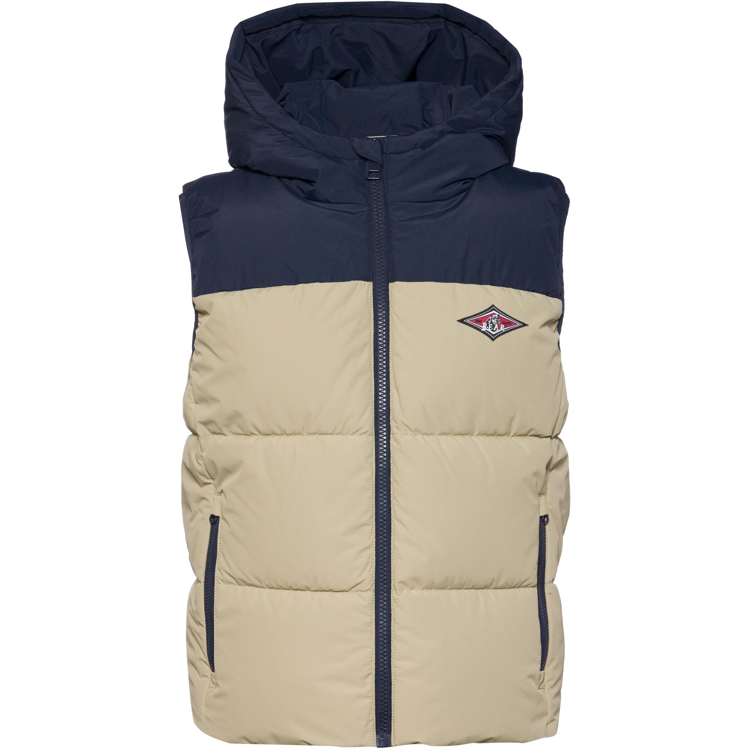 BEAR Vest in Beige: front