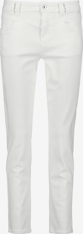 TAIFUN Skinny Jeans in Wit: voorkant