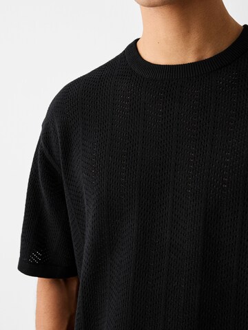 Pull-over Bershka en noir