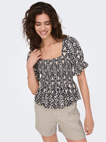 JDY Bluse 'Bora' in Blau