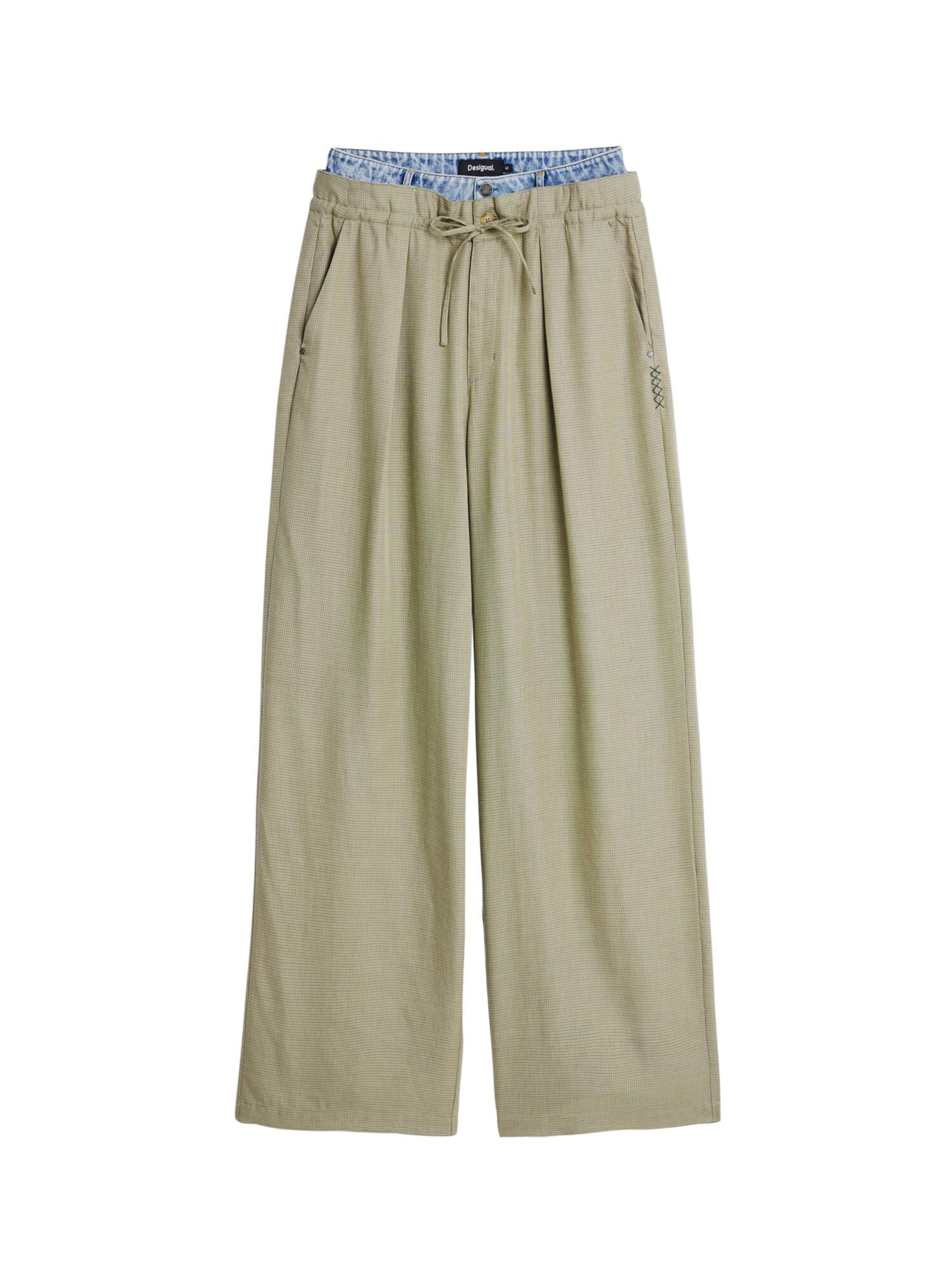 Desigual regular Παντελόνι σε πράσινο: μπροστά