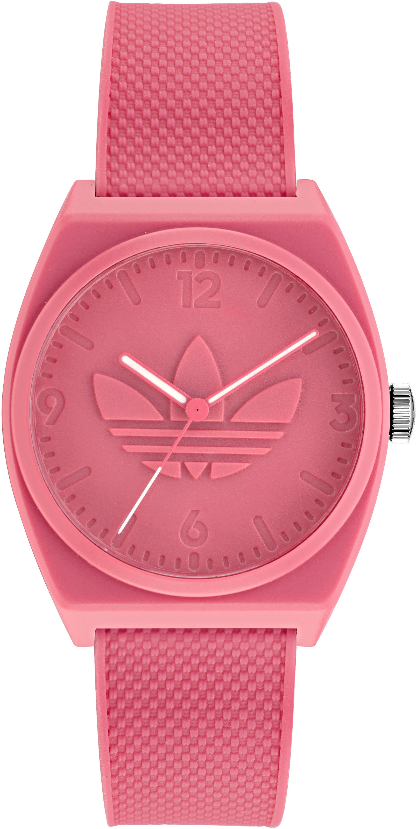 Montre à affichage analogique ADIDAS ORIGINALS en rose : devant