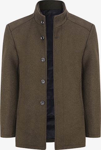 YOUTHUP Winter Coat in Brown: front