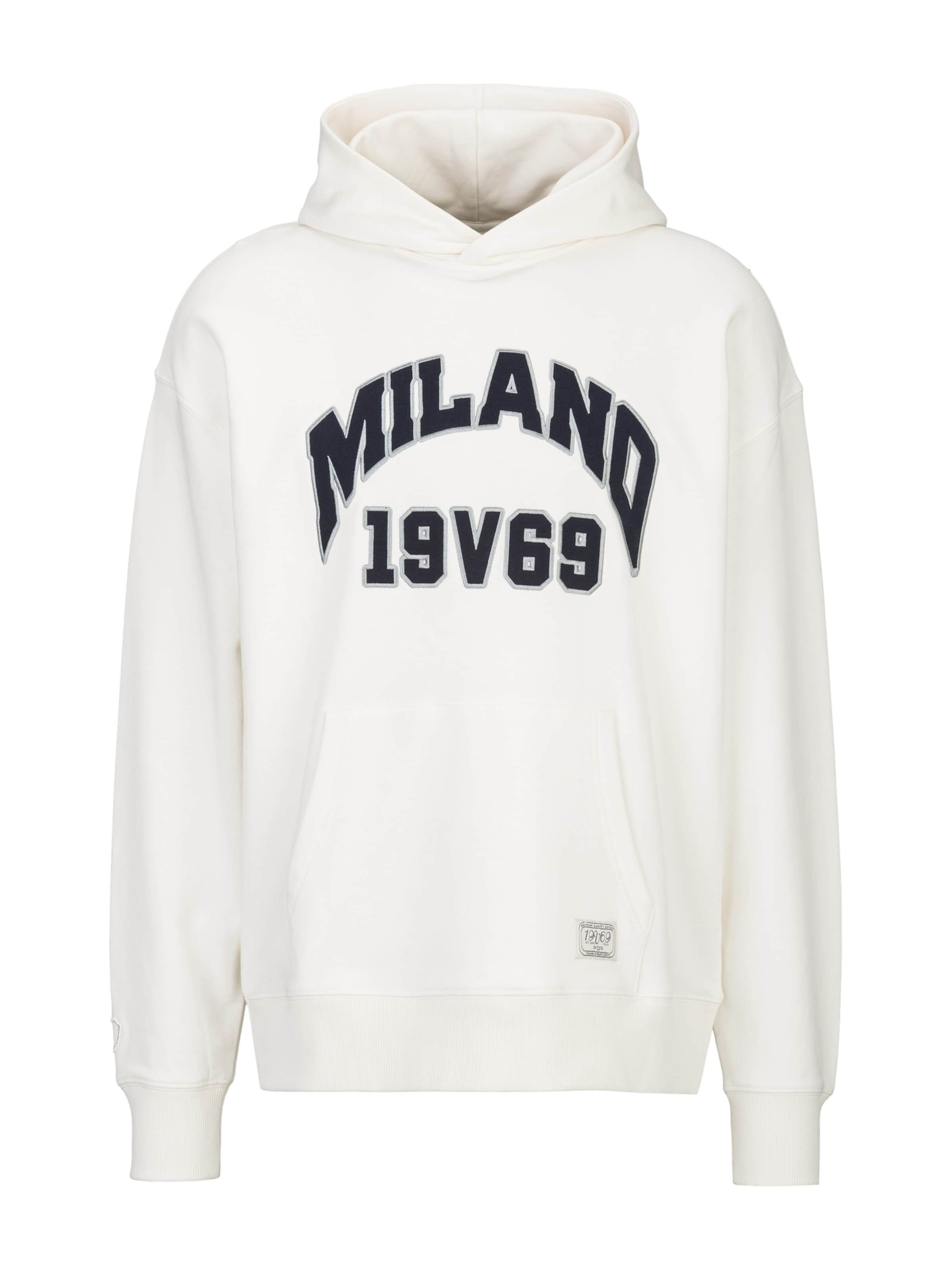 19V69 ITALIA - Sudadera 'QUENTINO COLLEGE ' en beige: frente
