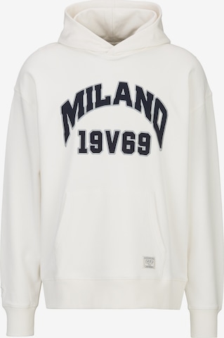 19V69 ITALIA - Sudadera 'QUENTINO COLLEGE ' en beige: frente