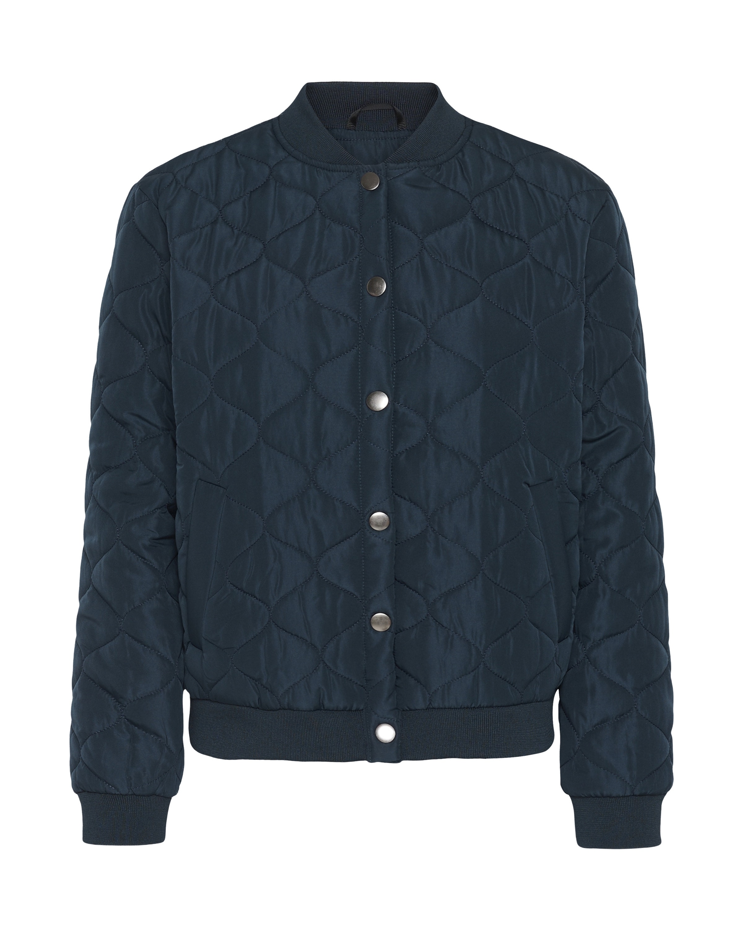 Kaffe Tussenjas 'KAQiana' in Blauw: voorkant