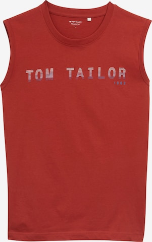 TOM TAILOR - Camiseta en rojo: frente