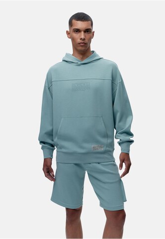 Sweat-shirt 'Halong' Born Living Yoga en bleu : devant