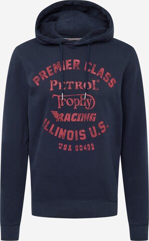 Petrol Industries Sweatshirt in Blue: front