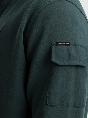 PME Legend Sweatshirt 'Pullover with half-zip' in Blauw