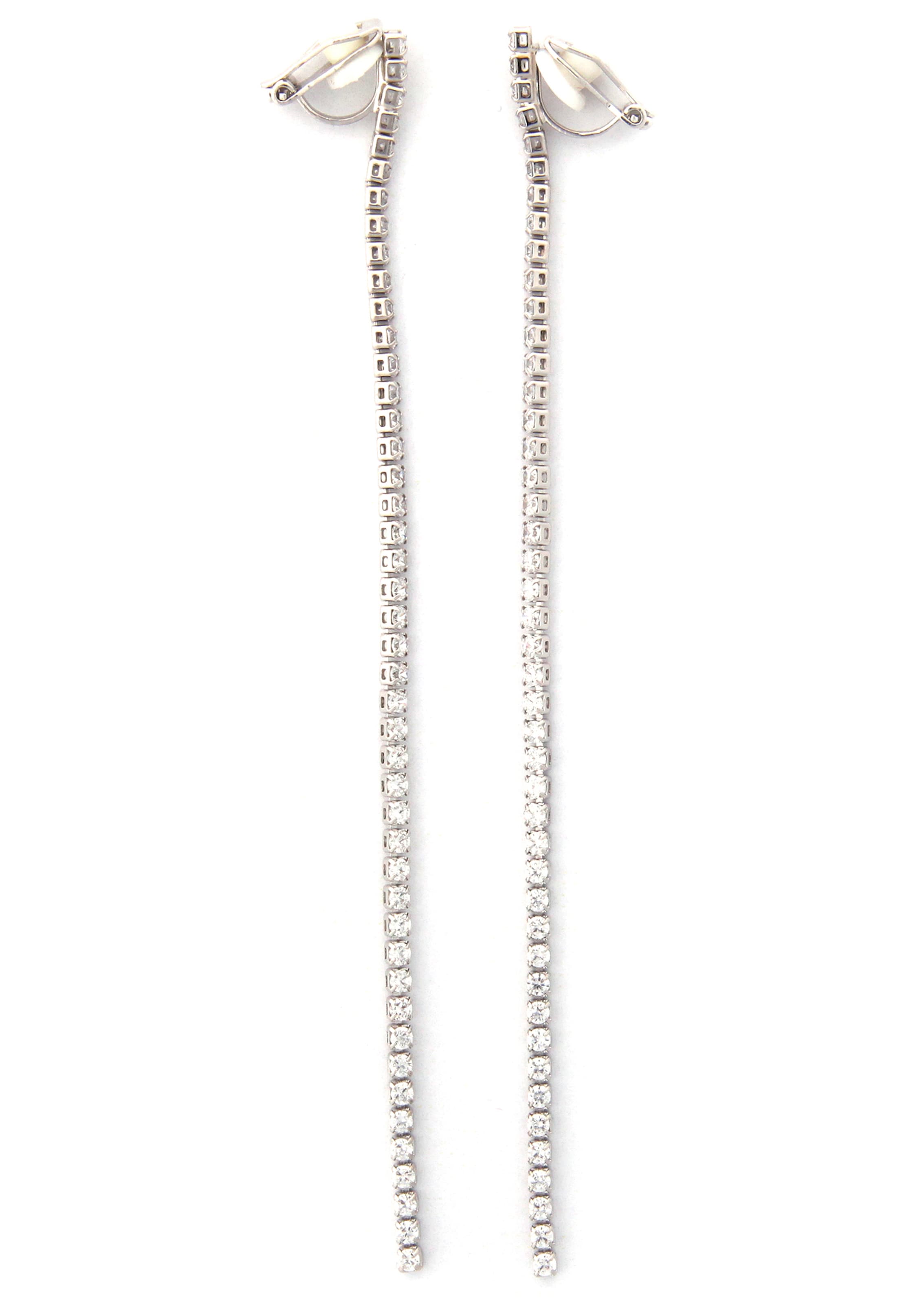 J. Jayz Ohrclips in Grau: Vorderseite