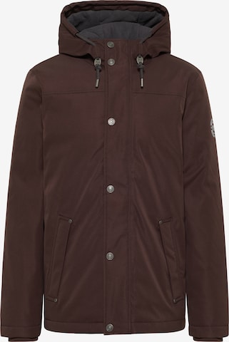 Veste fonctionnelle MO en marron : devant