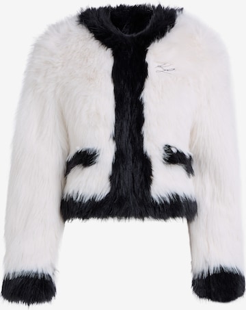 Karl Lagerfeld Välikausitakki värissä valkoinen: etupuoli