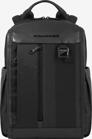 Piquadro Backpack 'Steve' in Black: front