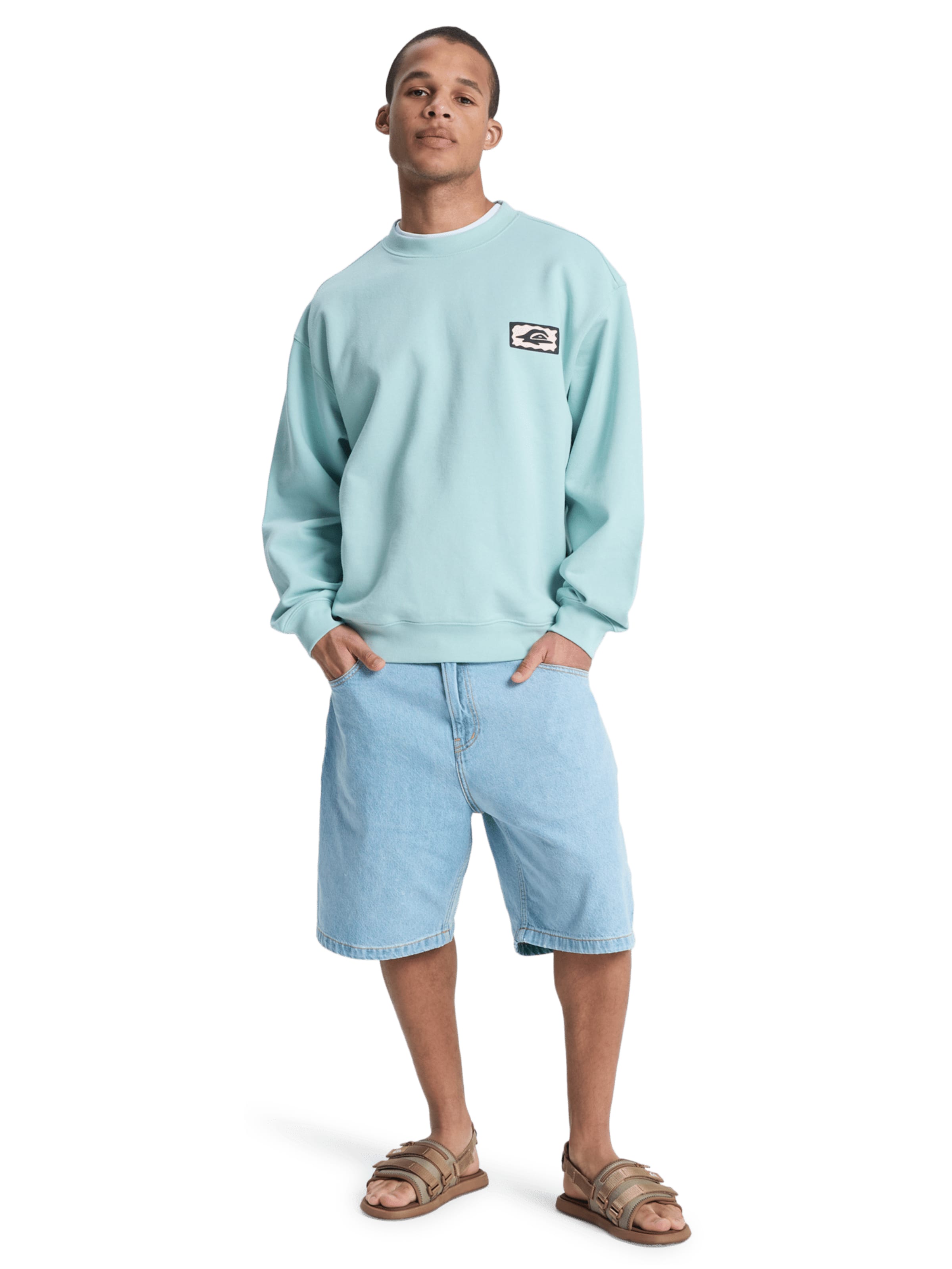 Sweat-shirt 'Elevated' QUIKSILVER en bleu
