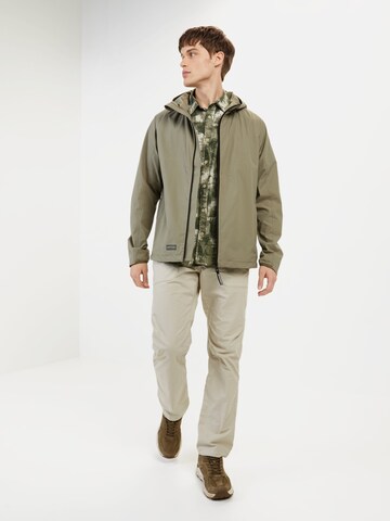 CAMEL ACTIVE Jacke aus recyceltem Polyester in Grün