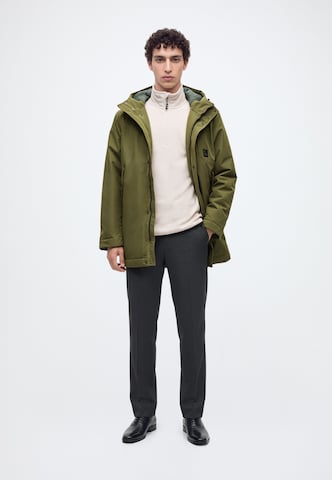 Parka mi-saison 'Kylian' Vintage Industries en vert