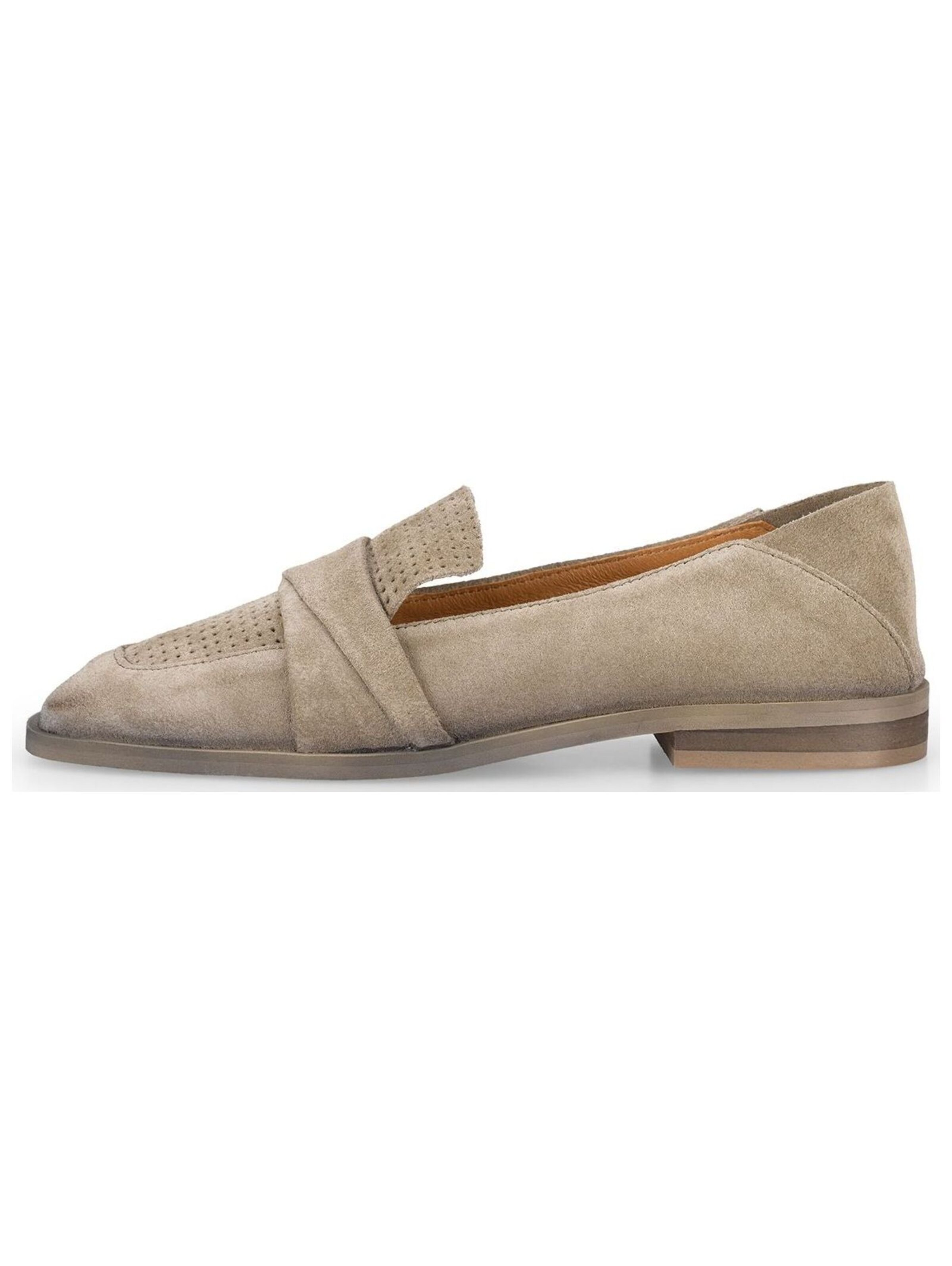 Felmini Wide Fit Slipper in Beige