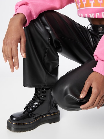 LEVI'S ® Loosefit Παντελόνι 'FX Leather Baggy Dad' σε μαύρο