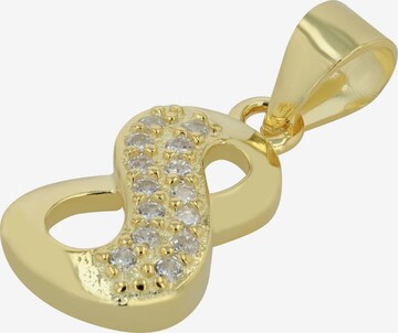 Akzent Pendant '"Davina" aus 925 Sterlingsilber, rhodiniert, langlebig' in Gold: front