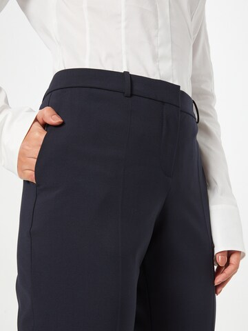 BOSS Black Regular Pleated Pants 'Tamea' in Blue