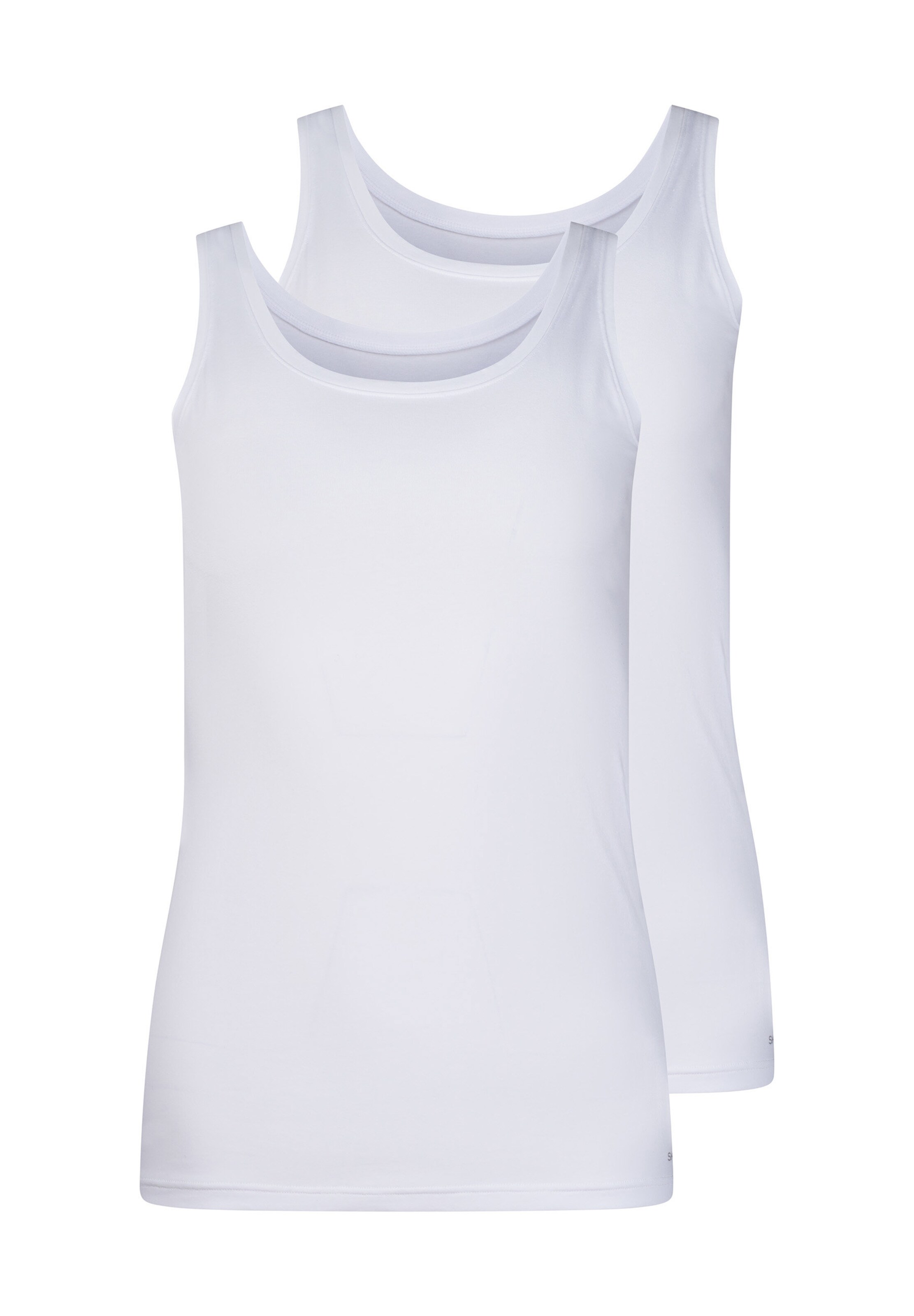 Skiny Top in White: front