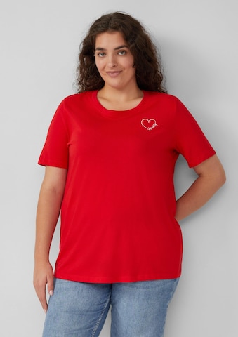 T-shirt s.Oliver en rouge : devant