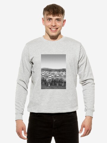 Sweat-shirt 'Schafe' Cotton Prime en gris : devant