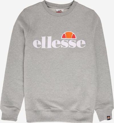 ELLESSE Sweatshirt 'Siobhen' i gråmelert / oransje / rød / hvit, Produktvisning