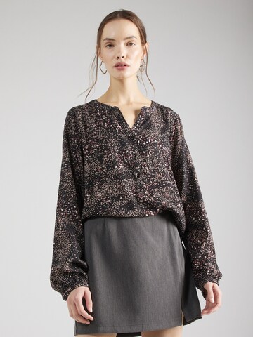 ZABAIONE Blouse 'Anna' in Black: front
