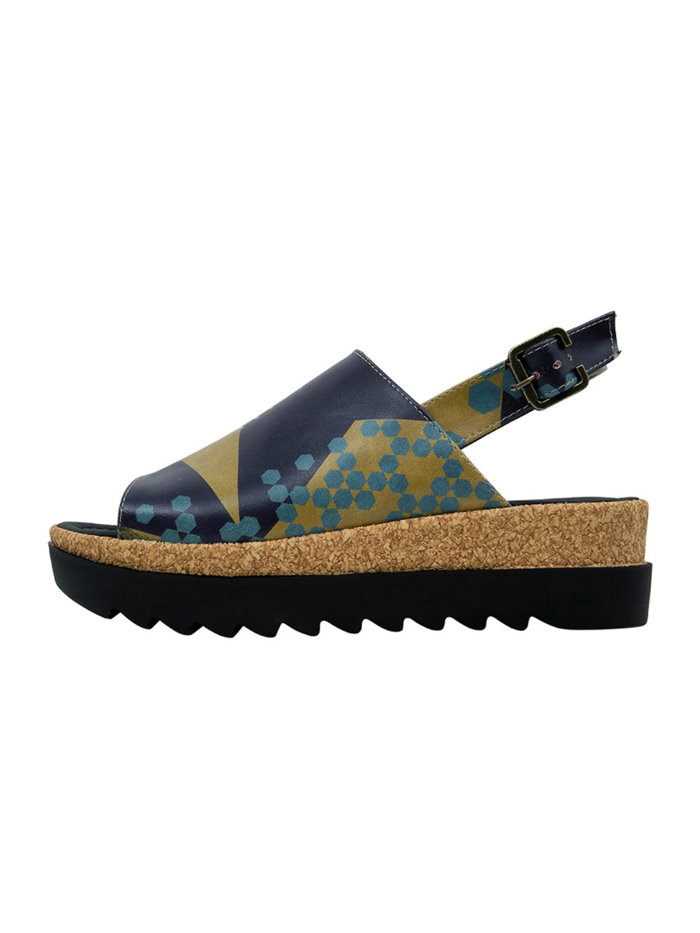DOGO Sandale 'DOGO Gigi - Bring Your Colours to Life' in Blau: Vorderseite
