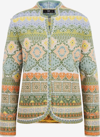 IVKO Between-Season Jacket 'Jacquard' in Green: front