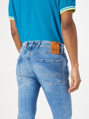 REPLAY Regular Jeans 'Anbass' in Blau