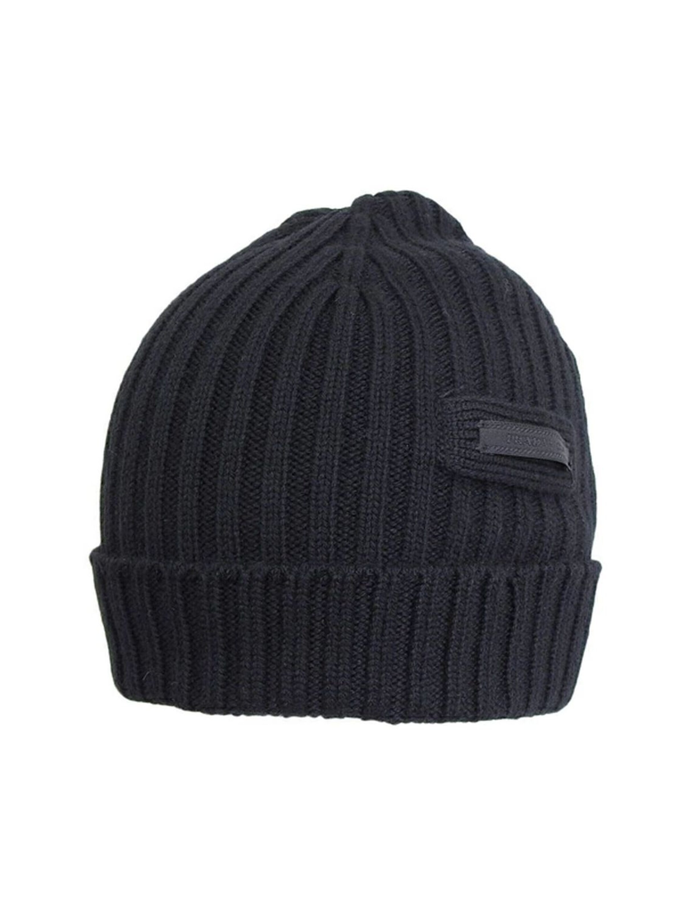 PRADA - Gorra en negro: frente