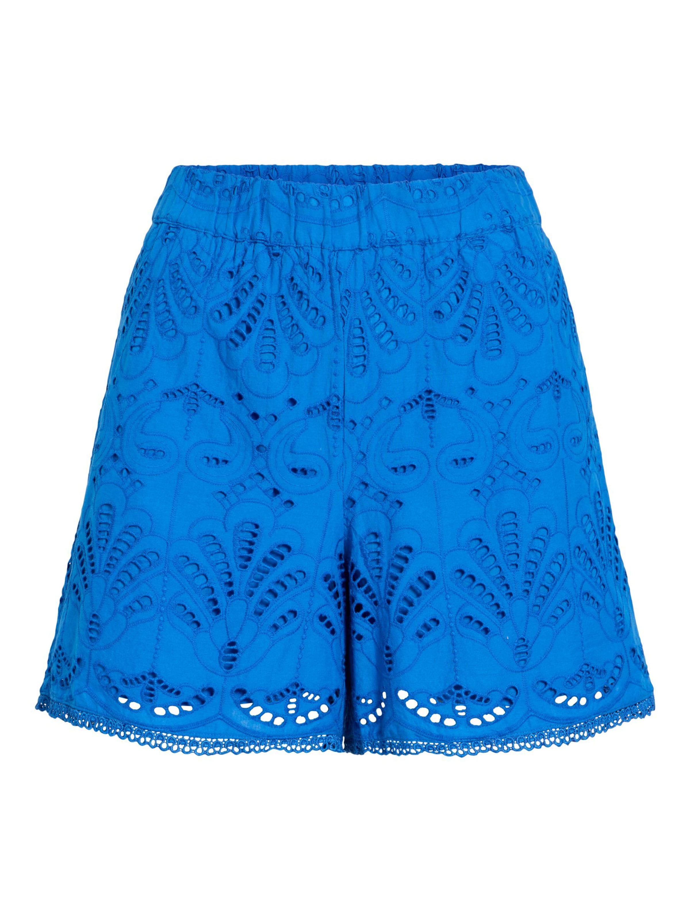 VILA Broek 'YARA' in Blauw: voorkant